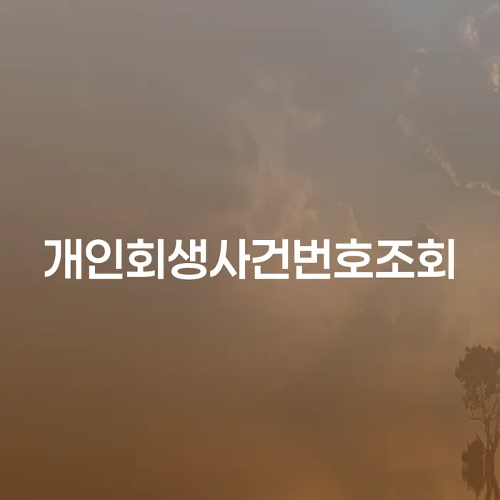 빚 빨리 갚는법 신용회복 무료상담